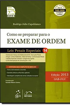 Livro Exame De Ordem. 1ª Fase. Leis Penais Especiais - Resumo, Resenha, PDF, etc.