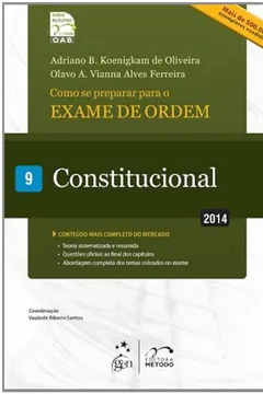Livro Exame De Ordem 1.Fase - Constitucional - V.9 - Resumo, Resenha, PDF, etc.