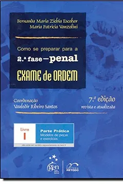 Capa do livro Exame De Ordem. 2ª Fase. Penal - 2 Volumes