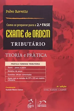 Livro Exame De Ordem 2ª Fase - Tributário - Resumo, Resenha, PDF, etc.