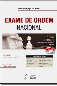 Livro Exame De Ordem Nacional. 1ª Fase. 1000 Questões Comentadas CESPE - Resumo, Resenha, PDF, etc.