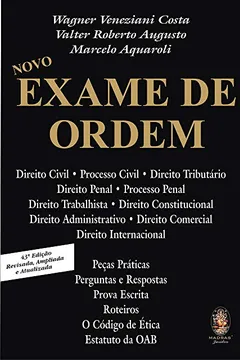Capa do livro Exame De Ordem - Novo