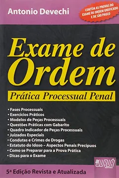 Livro Exame de Ordem. Prática Processual Penal - Resumo, Resenha, PDF, etc.
