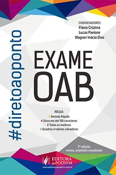 Livro Exame OAB. Direto ao Ponto! - Resumo, Resenha, PDF, etc.