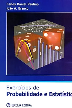 Capa do livro Exercícios de Probabilidade e Estatística