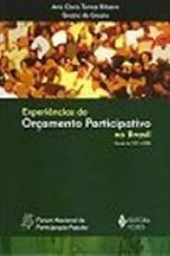Capa do livro Experiencias De Orcamento Participativo No Brasil. Periodo De 1997 A 2000