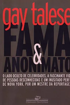 Livro Fama e Anonimato - Resumo, Resenha, PDF, etc.