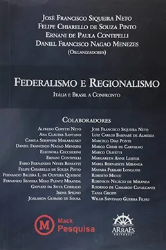 Livro Federalismo e Regionalismo. Itália e Brasil a Confronto - Resumo, Resenha, PDF, etc.