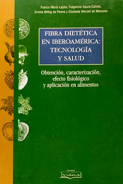 Livro Fibra Dietética Em Iberoaméricana . Tecnologia Y Salud - Resumo, Resenha, PDF, etc.