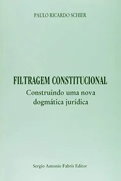 Capa do livro Filtragem Constitucional