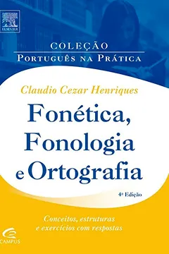 Capa do livro Fonética, Fonologia e Ortografia