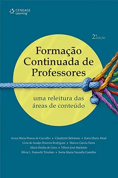 Capa do livro Formação Continuada de Professores. Uma Releitura das Áreas de Conteúdo