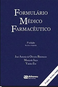 Livro Formulário Médico Farmacêutico - Resumo, Resenha, PDF, etc.
