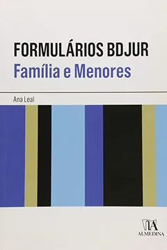 Capa do livro Formularios Bdjur: Familia E Menores