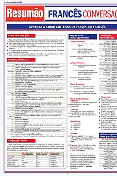 Livro Francês. Conversação - Resumo, Resenha, PDF, etc.