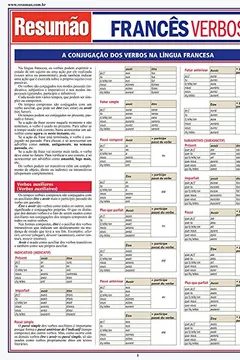 Livro Francês. Verbos - Resumo, Resenha, PDF, etc.