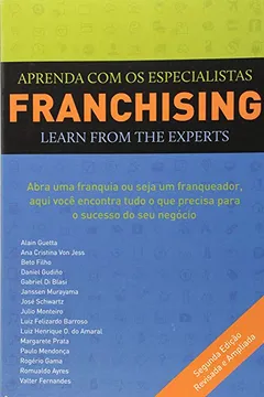 Livro Franchising. Aprenda com os Especialistas - Resumo, Resenha, PDF, etc.