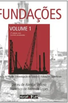 Capa do livro Fundações - Volume 1