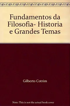 Livro Fundamentos Da Filosofia (Reformulado) - Resumo, Resenha, PDF, etc.