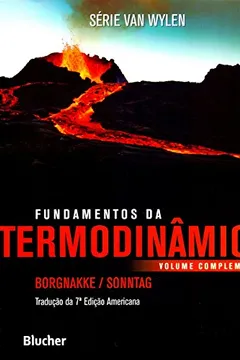 Livro Fundamentos da Termodinâmica - Volume Complementar - Resumo, Resenha, PDF, etc.