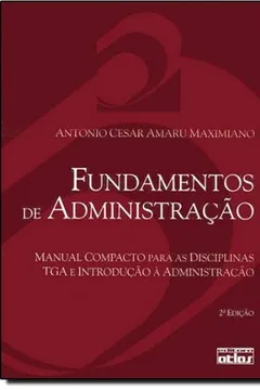 Livro Fundamentos De Administração - Resumo, Resenha, PDF, etc.