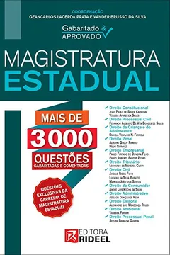 Capa do livro Gabaritado e Aprovado. Magistratura Estadual