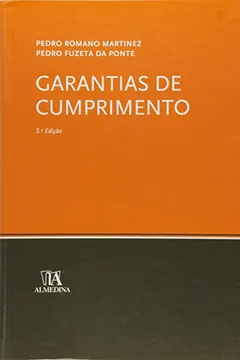 Livro Garantias De Cumprimento - Resumo, Resenha, PDF, etc.
