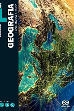 Capa do livro Geografia - 3 Volumes. Coleção Projeto Voaz
