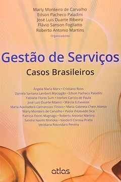 Capa do livro Gestão de Serviços. Casos Brasileiros
