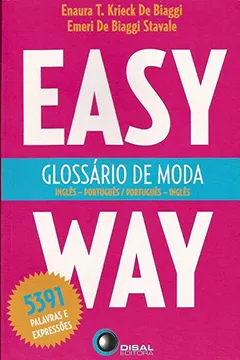 Capa do livro Glossário de Moda. Easy Way