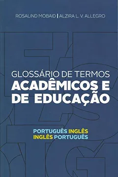 Capa do livro GlossÃ¡rio de Termos AcadÃªmicos e de EducaÃ§Ã£o