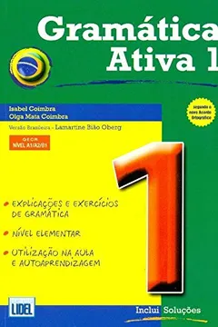 Livro Gramática Ativa 1 (Audio CD) - Resumo, Resenha, PDF, etc.