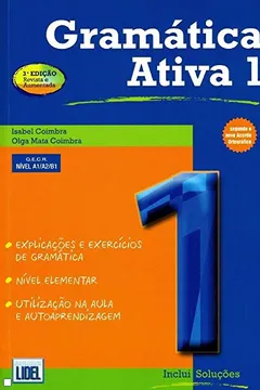 Livro Gramática Ativa 1. Versão Portuguesa - Conforme Novo Acordo Ortográfico - Resumo, Resenha, PDF, etc.