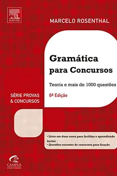 Livro Gramática Para Concursos - Série Provas e Concursos - Resumo, Resenha, PDF, etc.