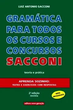 Livro Gramática Para Todos os Cursos e Concursos - Resumo, Resenha, PDF, etc.