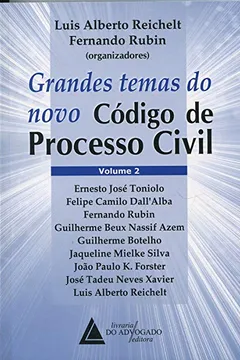 Livro Grandes Temas do Novo Código de Processo Civil - Resumo, Resenha, PDF, etc.