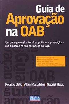 Livro Guia de Aprovação na OAB - Resumo, Resenha, PDF, etc.