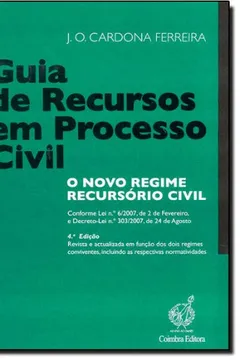 Livro Guia de Recursos em Processo Civil - Resumo, Resenha, PDF, etc.