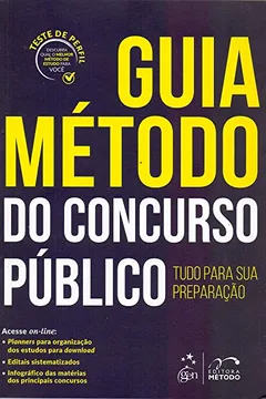 Livro Guia Método do concurso público: Tudo para sua preparação - Resumo, Resenha, PDF, etc.