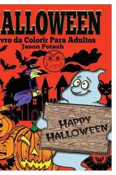 Capa do livro Halloween Livro Da Colorir Para Adultos