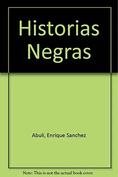 Capa do livro Historias Negras