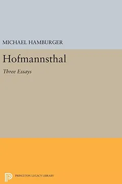 Livro Hofmannsthal: Three Essays - Resumo, Resenha, PDF, etc.