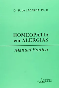 Capa do livro Homeopatia em Alergias. Manual Pratico