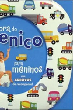Capa do livro Hora Do Penico Para Meninos Com Adesivos De Recompensa