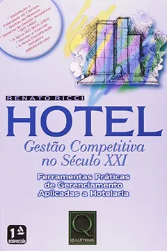 Capa do livro Hotel. Gestão Competitiva no Século XXI