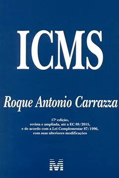 Livro ICMS - Resumo, Resenha, PDF, etc.