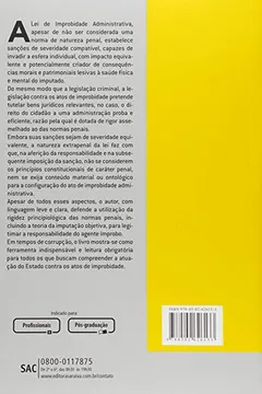 Livro Improbidade Administrativa. Limites Constitucionais - Resumo, Resenha, PDF, etc.