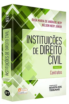 Livro Instituições de Direito Civil 3. Contratos - Resumo, Resenha, PDF, etc.