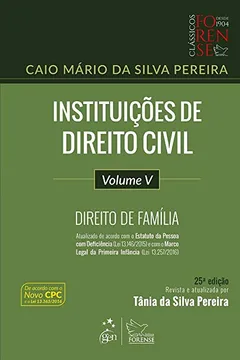 Livro Instituições de Direito Civil. Direito de Família - Volume V - Resumo, Resenha, PDF, etc.