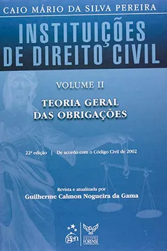Livro Instituições De Direito Civil. Teoria Geral Das Obrigações - Volume II - Resumo, Resenha, PDF, etc.